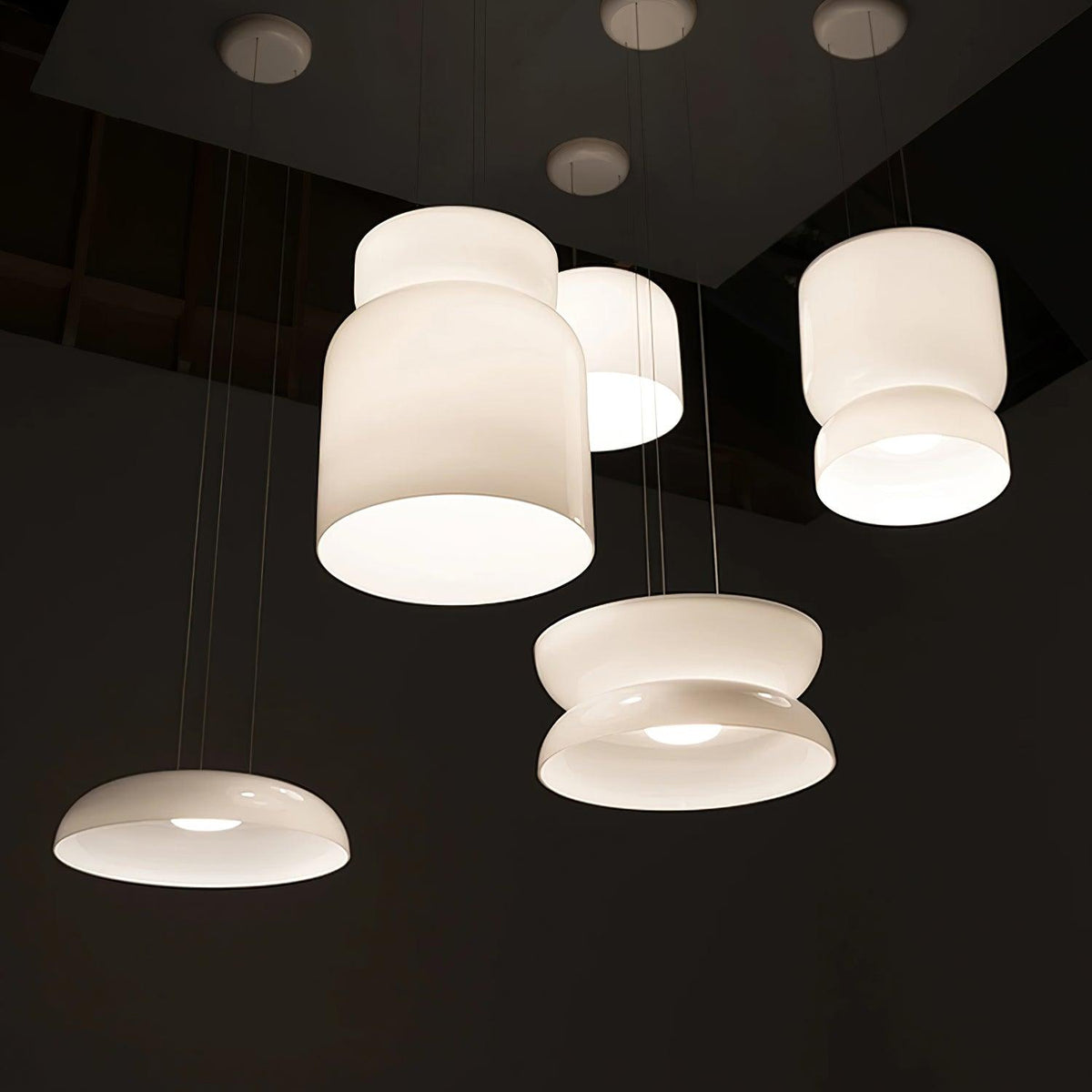 Moderne Glazen LED Hanglamp