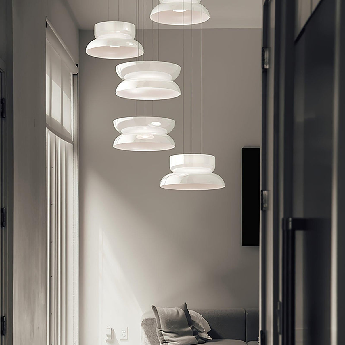 Moderne Glazen LED Hanglamp