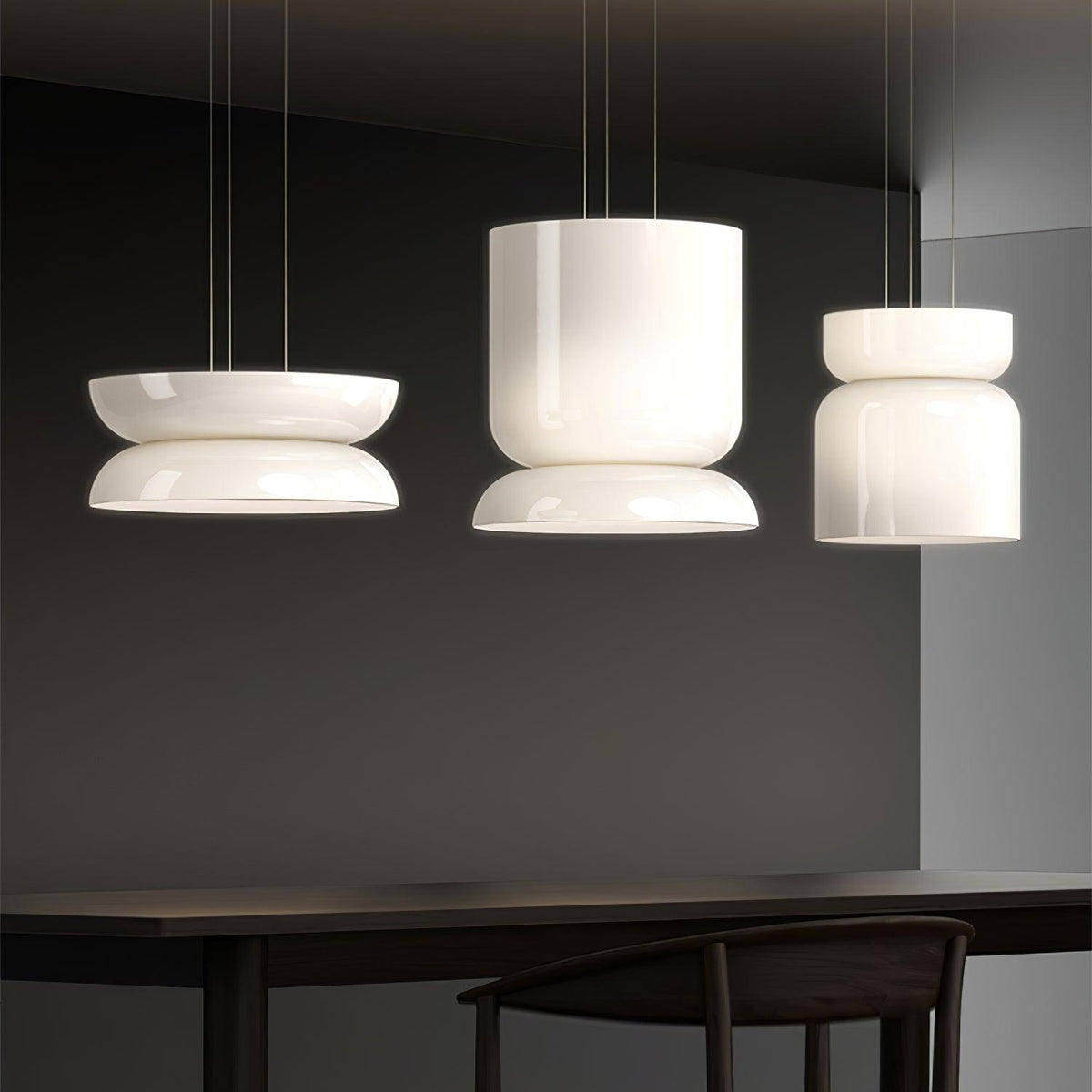 Moderne Glazen LED Hanglamp