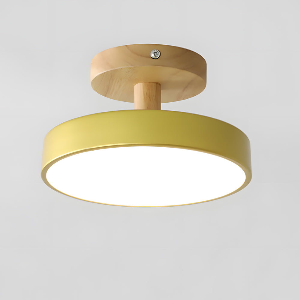Scandinavische Plafondlamp Hout