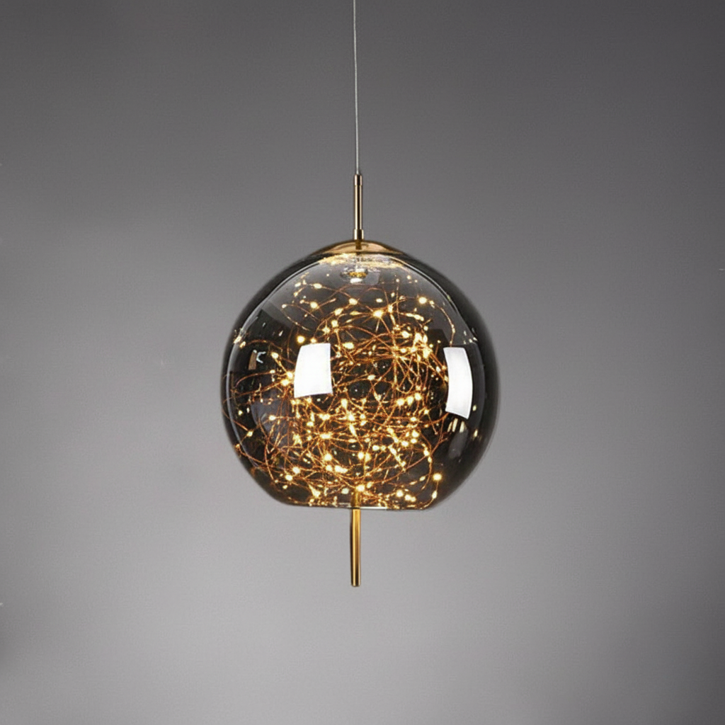 Scandinavische Glazen LED Hanglamp