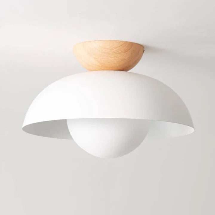 Moderne minimalistische semi-flush plafondlamp