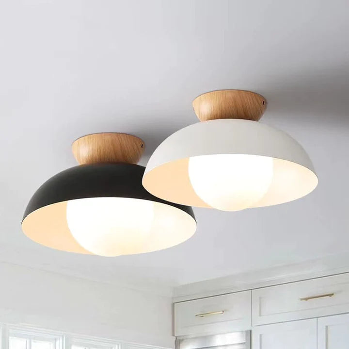 Moderne minimalistische semi-flush plafondlamp