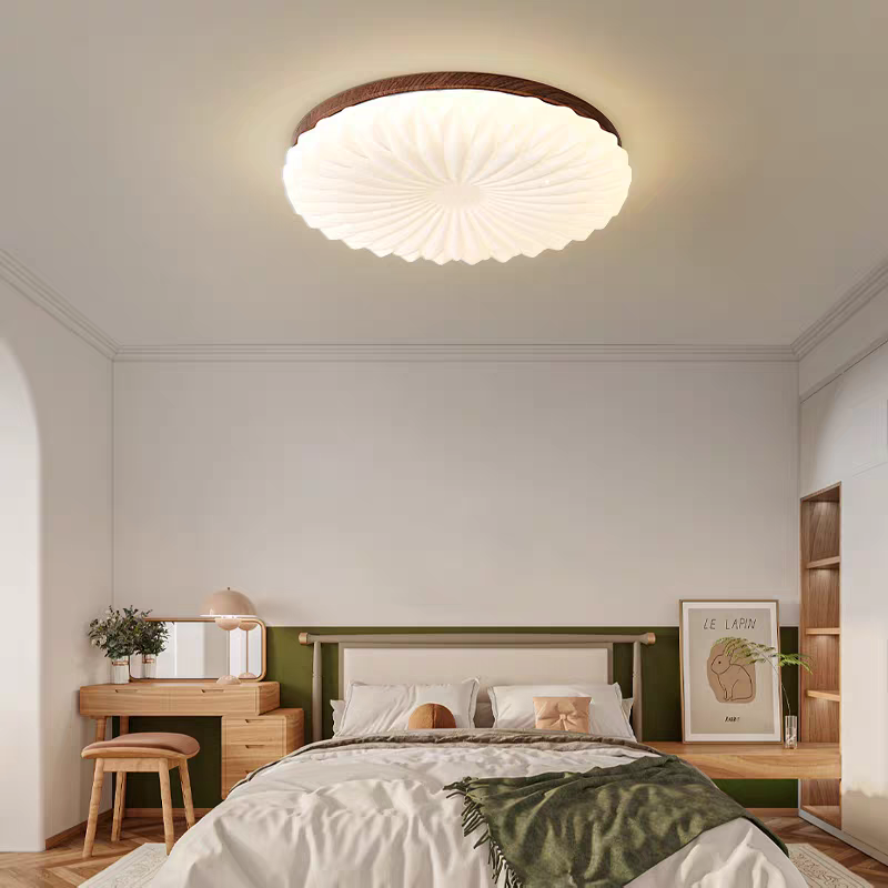 LumiWood Plafondlamp Hout en Acryl