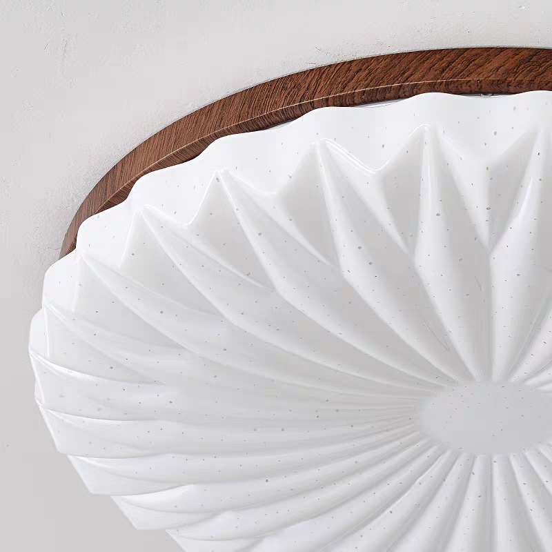 LumiWood Plafondlamp Hout en Acryl