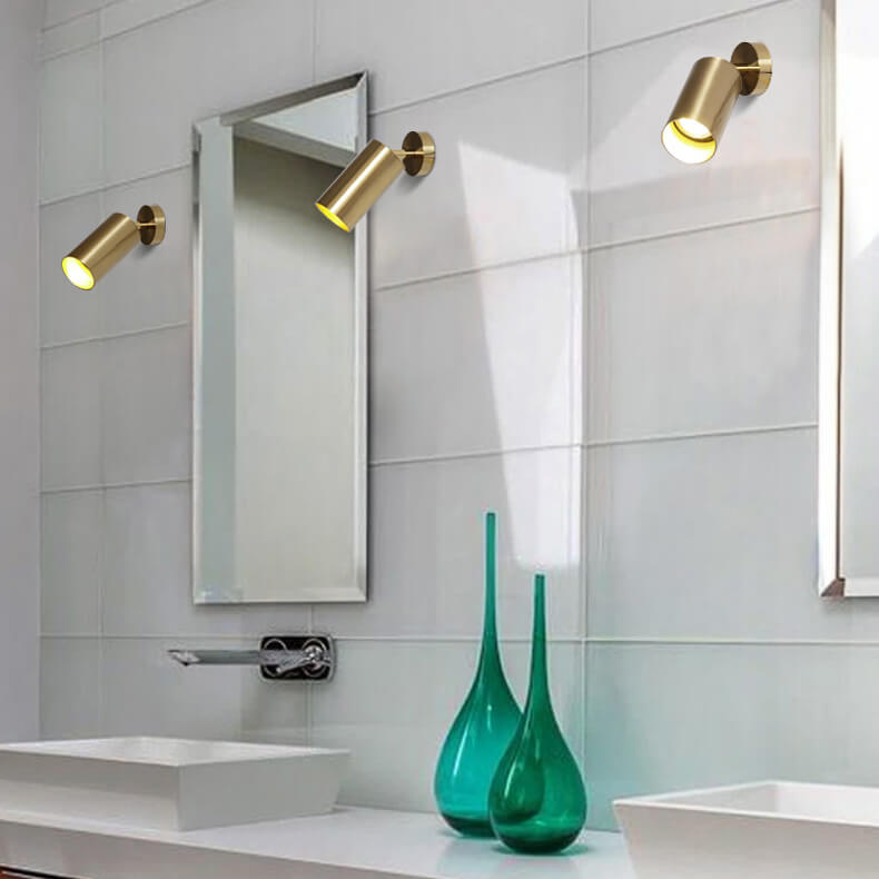 Moderne Elegante Plafondspot Messing