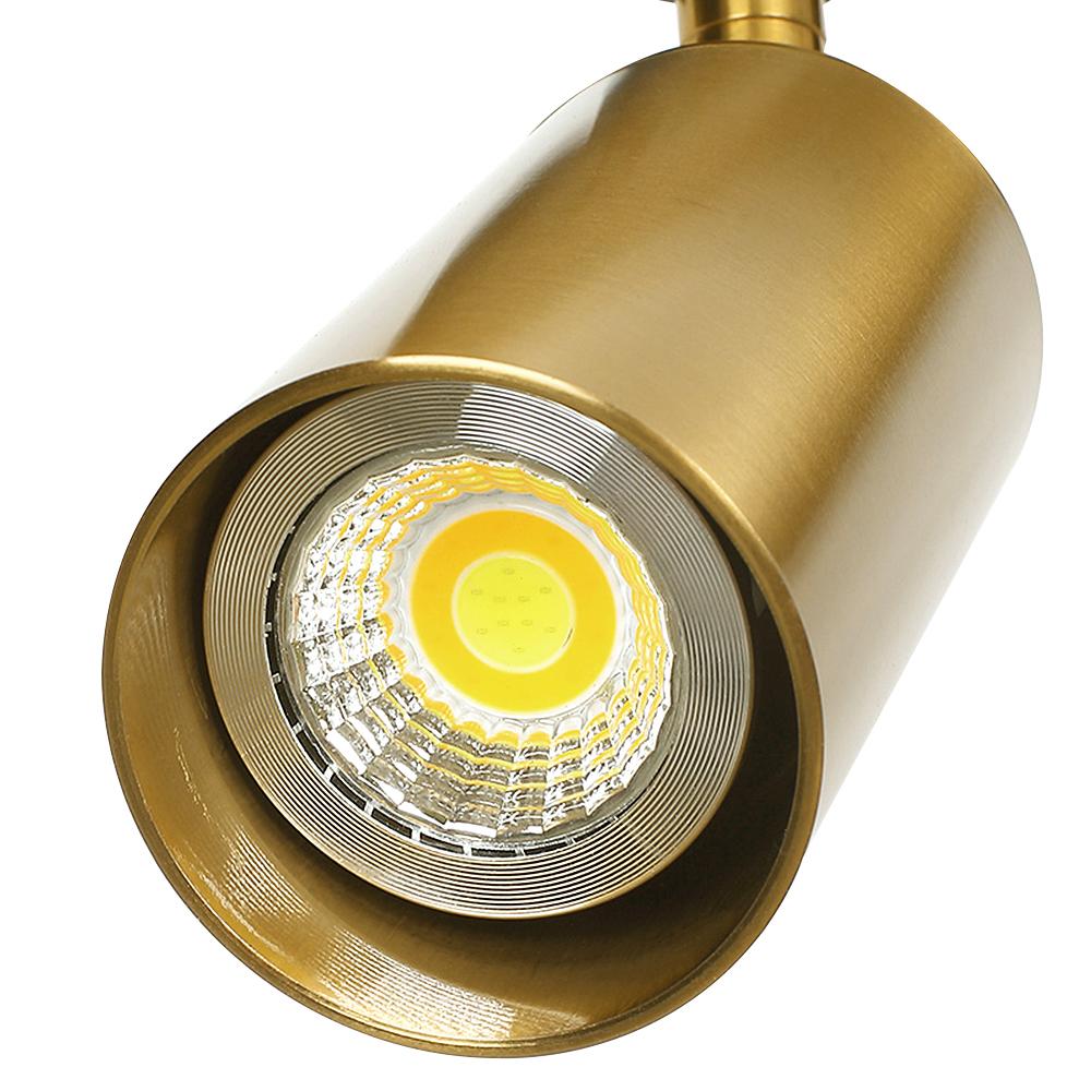 Moderne Elegante Plafondspot Messing