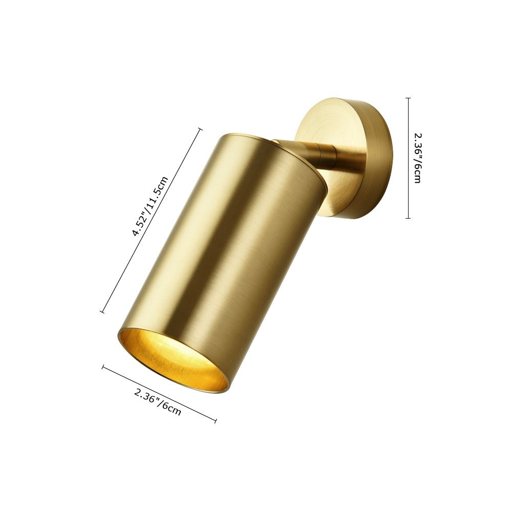 Moderne Elegante Plafondspot Messing